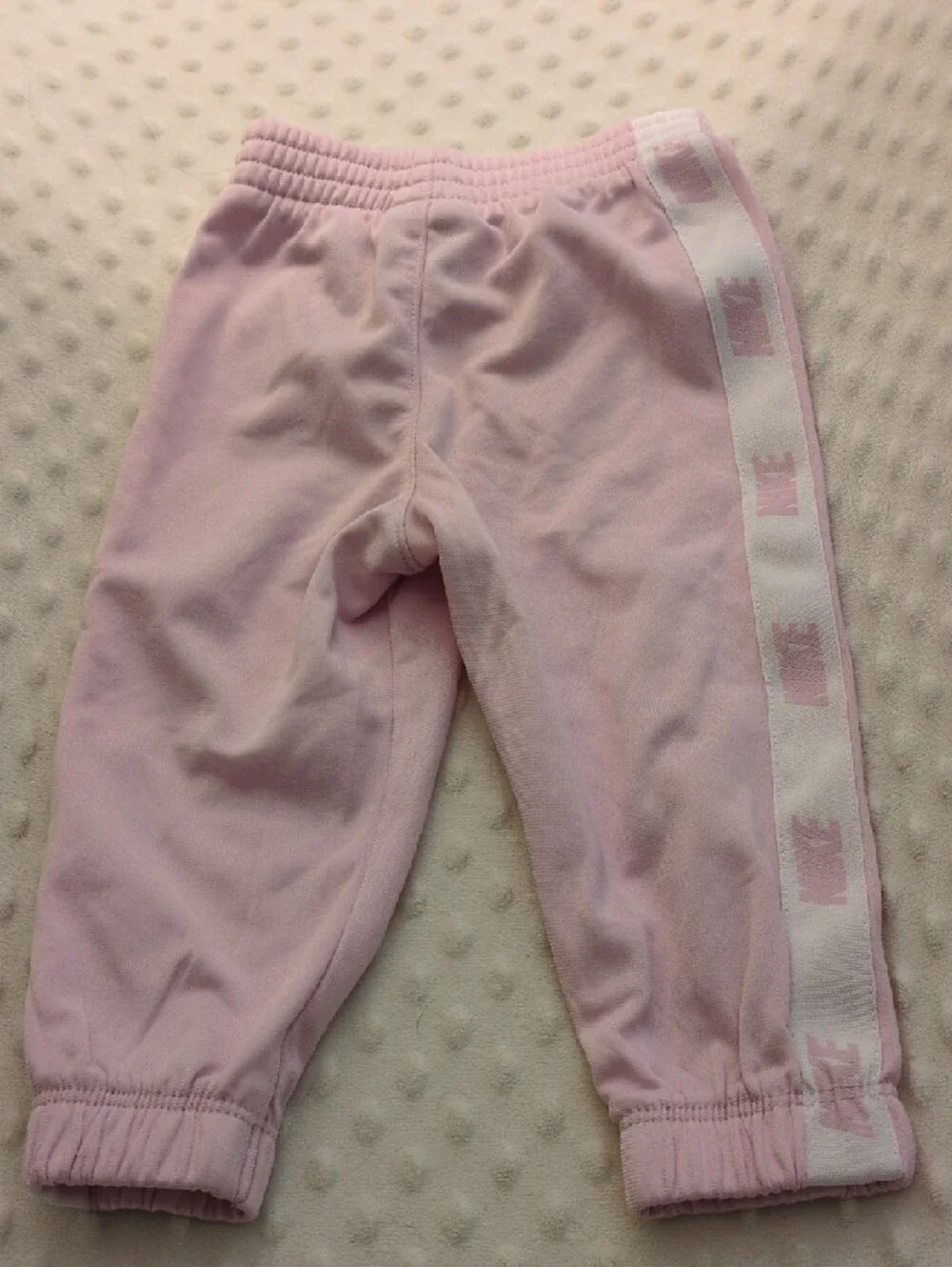 Nike Light Pink Girls' 2-Piece Track Set with Black Swoosh, 12 NWT - Picture 7 of 12